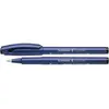 Image de SCHNEIDER - Stylo roller à encre TOPBALL 847, noir Largeur de tracé: 0,5 mm, Couleur du corps: métal bleu/ noir -8471