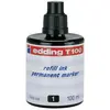 Image de EDDING - Encre de chine de recharge T100, vert, 100 ml pour la recharge des marqueurs permanents edding No. 1, 400,404, 500, 550, 800, 850, 3000, 3300 et comfort