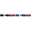 Image de EDDING - Marqueur permanent edding 390, pointe biseautée, noir largeur de tracé: env. 4,0 - 12,0 mm, rechargeable avec encre de chine T25 / T100 edding, encre de chine i