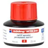 Image de Recharge Encre Rouge Marqueur Permanent Edding Mtk 25