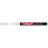 Image de Marqueur peinture permanent Edding 791 pointe ogive blanc