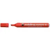 Image de Marqueur Permanent E2200c Rouge Pointe Bi Seautee
