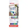 Image de Edding, Marqueur, Stylos en porcelaine couleurs froides jeu de 6. (6x)