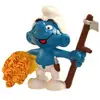 Image de Les Schtroumpfs - Figurine Schtroumpf paysan avec faux 6 cm