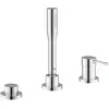 Image de Grohe, Robinetterie de salle de bains, Combiné 3 trous monocommande ESSENCE o Goulot chr