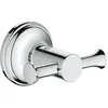 Image de Grohe, Porte-serviettes + crochets pour serviettes, Crochet pour peignoir Essentials Authentic chrome 40656001