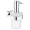 Image de Distributeur de savon avec support ESSENTIALS CUBE GROHE 40756001 160 ml - chrome