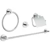 Image de Grohe, Porte-serviettes + crochets pour serviettes, Essentials