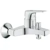 Image de Grohe, Robinetterie de salle de bains, Mitigeur bain/douche BauFlow 23756 montage mural chromé (23756000)