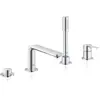 Image de Grohe, Robinetterie de salle de bains, Combiné baignoire 4L-EH LINEARE chromé