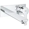 Image de GROHE Façade Mitigeur LINEARE 2 trous lavabo taille L saillie 207 Chromé