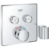 Image de GROHE - Mitigeur thermostatique encastré 2 sorties Grohtherm SmartControl - avec support douchette intégré