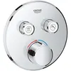 Image de Grohe, Robinetterie de salle de bains, Mitigeur encastré SMARTCONTROL m 2 ASV chr