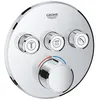 Image de GROHE - Mitigeur encastré 3 sorties Grohtherm SmartControl