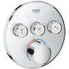 Image de Grohe, Robinetterie de salle de bains, Mitigeur encastré SMARTCONTROL avec 3 vannes d'arrêt chrome