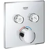 Image de GROHE - Mitigeur encastré 2 sorties Grohe SmartControl - Façade carrée