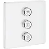 Image de Grohe, Robinetterie de salle de bains, Robinet encastré triple Grohtherm SmartControl