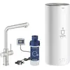 Image de Grohe, Robinetterie de cuisine, Robinet de cuisine avec fonction filtre et eau bouillante Red Duo supersteel matt 30325