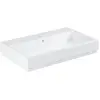 Image de Grohe, Lavabo, Vasque à poser Cube céramique 1 HL m ÜL 800x490mm PureGuard/awe (490 mm, 800 mm)
