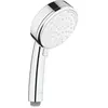 Image de Grohe, Pommeau de douche, Handbrause TEMPESTA C 100 100mm chr (2 Types de jets, 5.70 l/min)