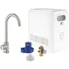 Image de Grohe, Robinetterie de cuisine, Robinet de cuisine avec fonction filtre Blue supersteel mat 31302
