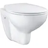 Image de Grohe, Cuvette toilettes + bidet, Set céramique de construction WC mural à chasse d'eau profonde