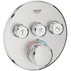 Image de Grohe, Robinetterie de salle de bains, Thermostat GROHTHERM SMARTCONTROL rd 3 ASV su-st