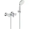 Image de Grohe, Robinetterie de salle de bains, Mitigeur bain-douche COSTA 1/2 pouce, avec garniture de douche chromé
