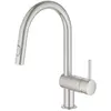 Image de Grohe, Robinetterie de cuisine, Küchenarmatur mit Handbrause Minta supersteel matt 32321