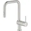 Image de Grohe, Robinetterie de cuisine, Küchenarmatur mit Handbrause Minta supersteel matt 32322