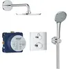 Image de Grohe, Système de douche, Système de douche encastré GROHTHERM avec thermostat et pomme de douche rd chr
