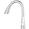 Image de GROHE Mitigeur cuisine Zedra 3 jets Bec haut chrome douchette extractible