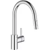 Image de Grohe, Robinetterie de cuisine, Küchenarmatur mit Einhebelmischer Eurosmart Cosmopolitan chrom glänzend 31481001