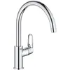 Image de Mitigeur d'évier chromé 360° saillie 223mm BauFlow Grohe