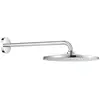 Image de Grohe, Pommeau de douche, Set de douche de tête Rainshower Mono 310 26557000 31 cm avec bras de douche 42,2 cm chromé (1 Type de jet, 19 l/min)