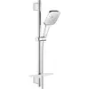 Image de Grohe, Pommeau de douche, Rainshower SmartActive 130 Cube Brausestangenset (3 Types de jets, 12 l/min)