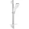 Image de Grohe, Pommeau de douche, Rainshower SmartActive 130 Cube Set de barre de douche (3 Types de jets, 9.50 l/min)