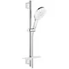 Image de Grohe, Pommeau de douche, Rainshower SmartActive 150 Set de barre de douche (3 Types de jets, 9.50 l/min)