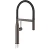 Image de Grohe, Robinetterie de cuisine, Robinet de cuisine avec bec flexible Essence dur graphite brillant 30294