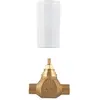 Image de Grohe, Raccord de tuyau + connecteur de tuyau, Embase de vanne encastrée, DN20 (29803000) (18 mm)