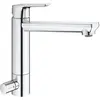 Image de Grohe, Robinetterie de cuisine, Robinet de cuisine avec mitigeur BauEdge chromé brillant 31696000