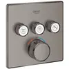 Image de Grohe, Robinetterie de salle de bains, Thermostat GROHTHERM SMARTCONTROL angle 3 résp. ve. dur graphite brossé