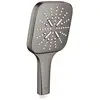 Image de Grohe, Pommeau de douche, HB RAINSHOWER SMARTACTIVE 130 CUBE dur graphite brossé (3 Types de jets, 9.50 l/min)