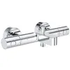 Image de Robinet thermostatique bain douche Precision Get, montage mural, indicateur de température, filtres intégrés, chromé,34774000