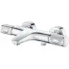 Image de Grohe, Robinetterie de salle de bains, Precision Feel Thermostat-Wannenarmatur, mit ProGrip-Griff, wassersparend, chrom