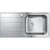Image de Grohe, Évier, K500 Evier en acier inoxydable avec égouttoir (Éviers à poser, 50 cm, 100 cm)