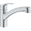 Image de Mitigeur d'évier monocommande EUROSMART bec bas chromé GROHE PROFESSIONAL 30355001
