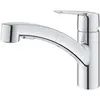 Image de Grohe, Robinetterie de cuisine, Start QuickFix, robinetterie de cuisine, extractible, bec pivotant, avec 2 types de jets, chromé