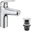 Image de Mitigeur lavabo GROHE Swift avec vidage Push open chromé M