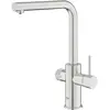 Image de Grohe, Robinetterie de cuisine, Mitigeur d'évier BLUE PURE MINTA bec en L supersteel